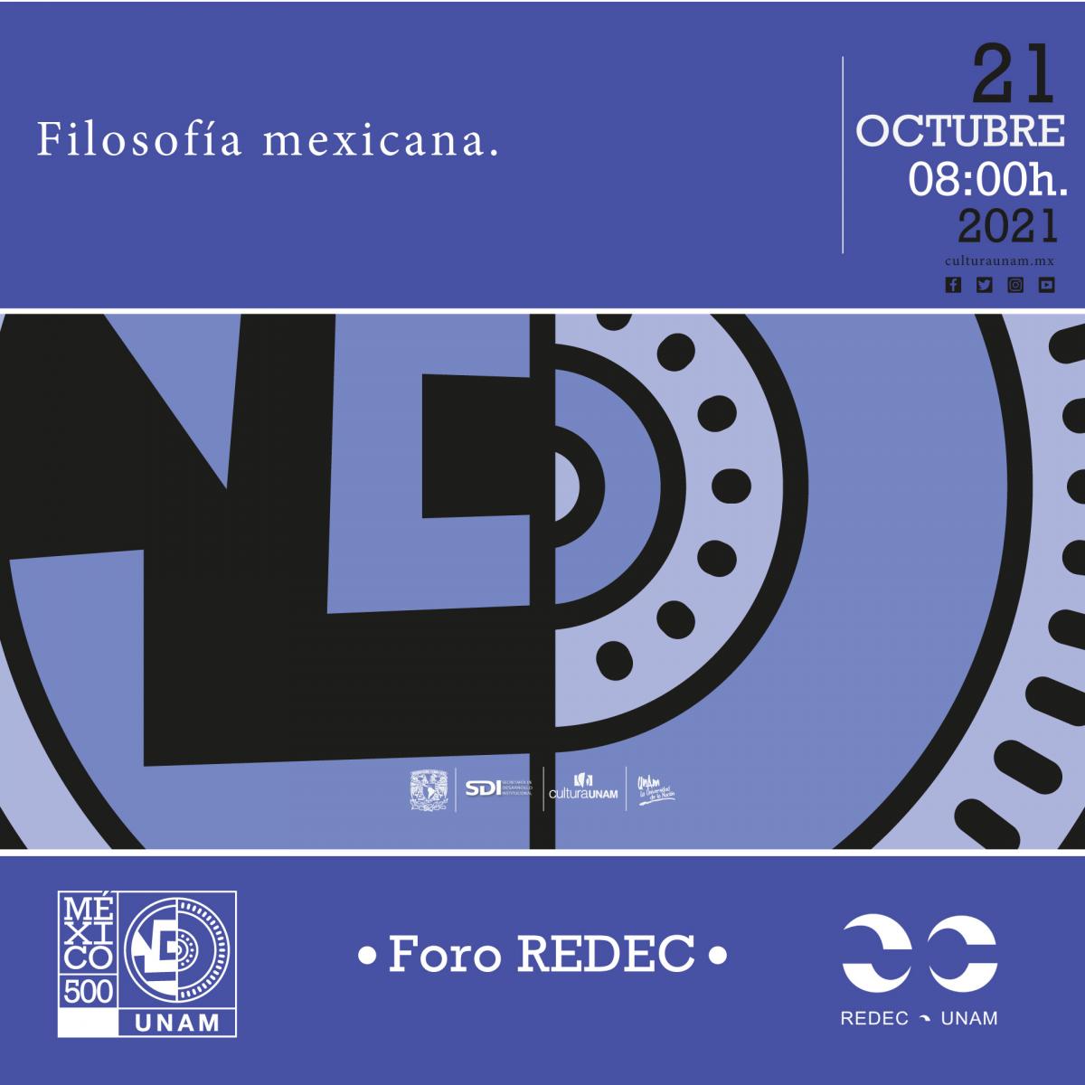 Cartel foro REDEC, México 500
